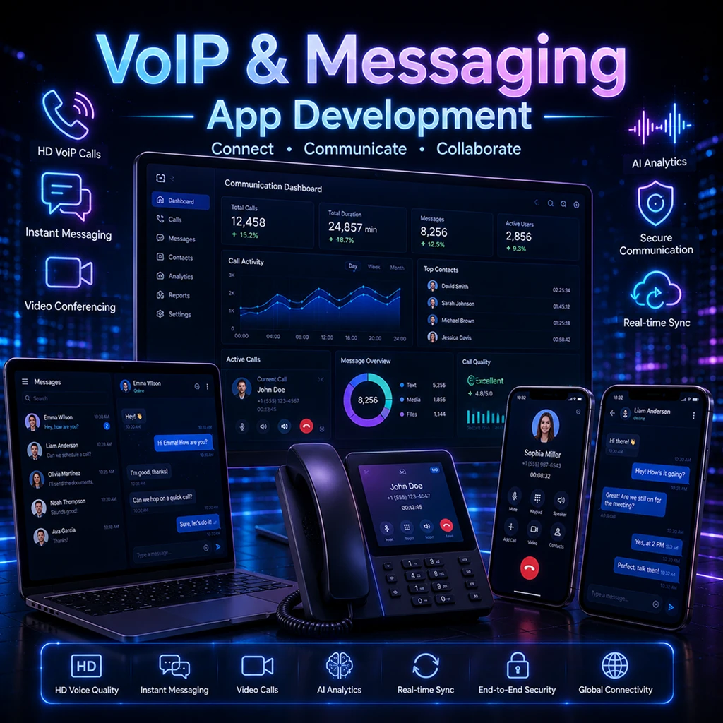 VoIP and messaging app development services